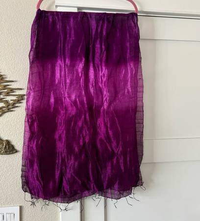 PURPLE SCARF 66" x 28" 1