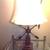 1950's French modern brass arrow table lamp 1 thumbnail