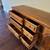 Vintage French style solid walnut 9 drawer dresser 7 thumbnail