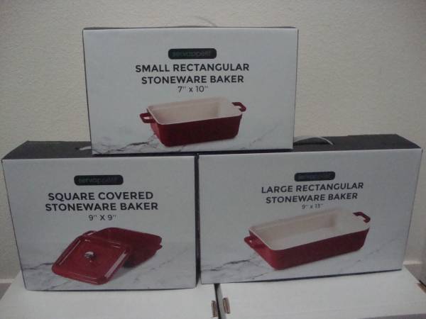 (3) - Servappetit - Stoneware Set - (New) 1