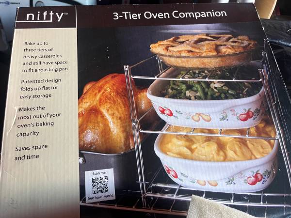 3-Tier Oven Rack - NEW 1