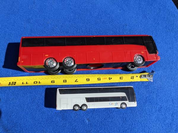 RARE GOOGLE BUS BUSES 1