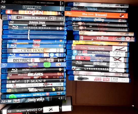 Blu-ray DVDs 1