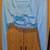 Vintage Light Blue Prom/Formal/Maxi Dress with Hooded Jacket - 1972 7 thumbnail