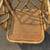 Vintage Burnt Bamboo Rattan Rattan Chinese Chippendale Captain Chair 2 thumbnail
