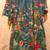 Vintage 1960s MODELS COAT Nightgown Floral Psychedelic Sleepwear 4 thumbnail