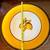 Rare Franciscan Ware pottery MANGO 14" chop plate 1937-1938 5 thumbnail