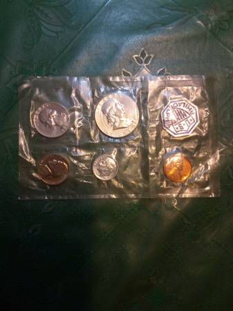 1958 ORIGINAL PACKAGE OF SILVER PROOF SET - PHILADELPHIA-ISSUED 1