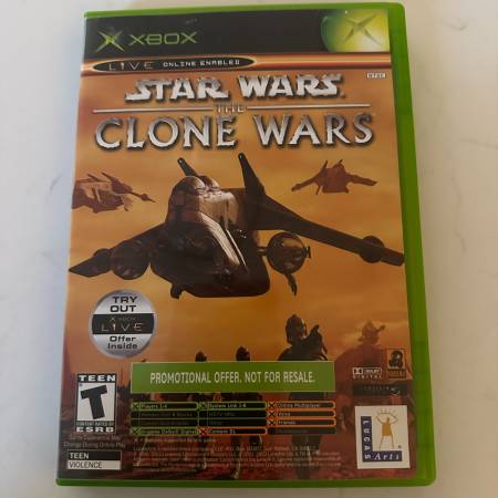 Xbox Star Wars the Clone Wars & Tetris Worlds 1