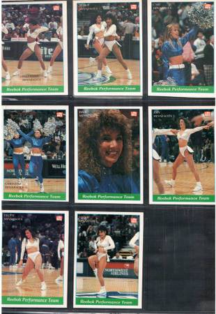 Lime Rock Promo NBA Cheerleader Card Set 1
