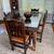 Rustic Teak Dining Table & Chairs 1 thumbnail