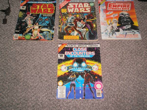 4-1977- Star Wars + Close Encounters Large Marvel comics 1