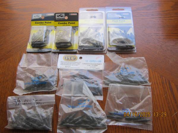 Arrow Nocks, Points, Inserts, Vanes, Fletching 1