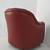 2 Mid century Italian Tufted  Leather Club  Chairs Red 17 thumbnail