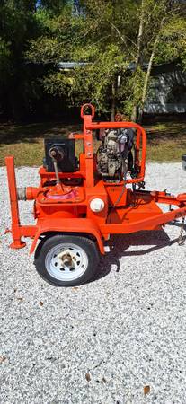 Godwin trailer mounted double diaphragm pump, Yanmar engine 1