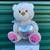 Be my Valentine Bear, 12" tall (sitting) 1 thumbnail