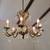 Bronze/Brass Chandelier 8 bulb Ceiling Light 4 thumbnail