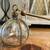 Unique Antique/Vintage Blown Bubble Glass Candle Snuffer 2 thumbnail