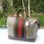 Vintage  Rare Gucci Web travel train case boston bag and mini Duffle 16 thumbnail