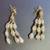 Natural Freshwater Pearl w/14KT Gold Beads Earrings 2 thumbnail