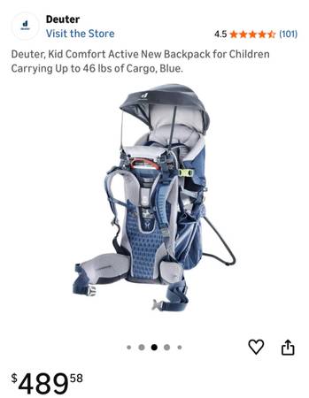 Deuter, Kid Comfort Active Backpack 1