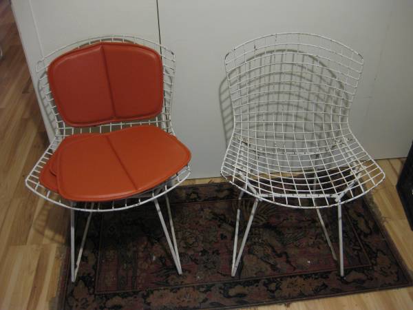 Original Harry Bertoia 420 C Chairs (2) - furniture - by owner
