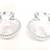Pair of Vintage Clear Glass Rabbit Shaped Dishes with Removable Lids 4 thumbnail