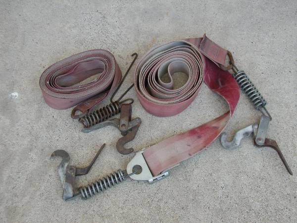 Vintage Boat Trailer Straps 1