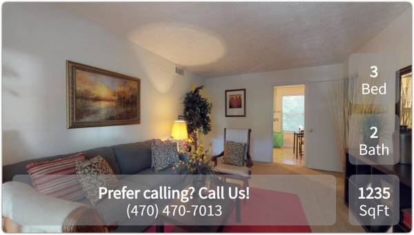 This 1235 sq ft 3 bed, 2 bath is impressive! 1