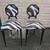 Like new 2 High end Designer zebra stripe faux hide Bar stools Chairs 1 thumbnail