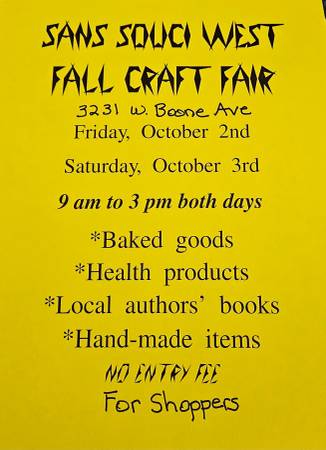 Fall Craft Fair 1