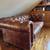 Restoration Hardware Kensington Leather Couch 3 thumbnail
