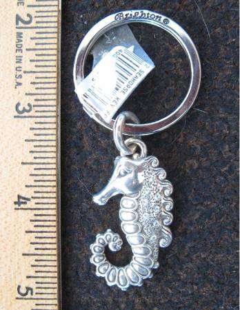 * Seahorse Key Fob ~ Swarovski Crystals ~ Brighton ~ NEW Never Used * 1