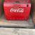 Coke vintage pop cooler! Works on casters to roll anywhere! 1 thumbnail