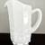 Westmoreland White milkglass paneled grape motif 1 quart pitcher 8” 9 thumbnail