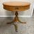 Vintage Chippendale Drum Table, 2 Drawers & brass feet 28”W x 27”H 1 thumbnail