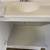 72.25"W White Bathroom Vanity Cultured Marble Banjo Style Top Used 4 thumbnail