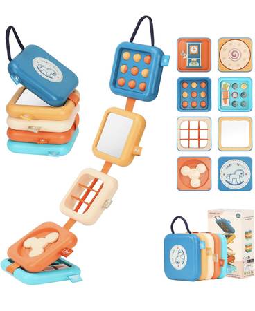 Busy Board for 1 Year Old, Travel Toys for Toddler 1-3 on Plane Car 1