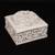 Vintage Bombay Hand Cast Stone Trinket Box w/ Lid 2 thumbnail