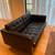 Ikea LANDSKRONA Black Leather Sofa 1 thumbnail