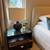 Two Modern Dark Wood Nightstands 2 thumbnail