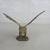 Vintage Brass Eagle Standing on Rock Statue Mounted 2 thumbnail