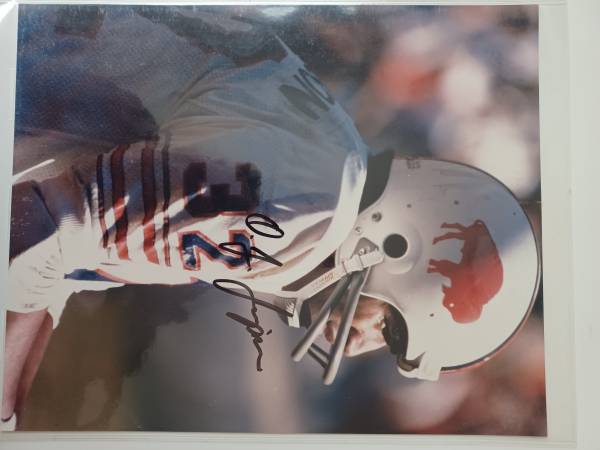 OJ Simpson, Brandon Belt authentic 8X10 photo 1