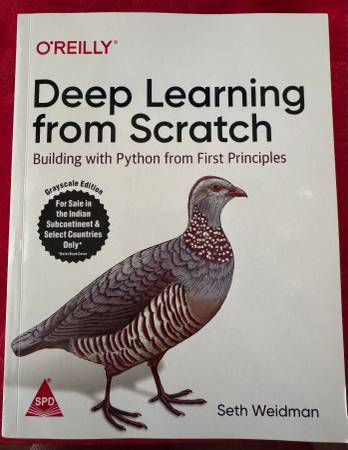 Deep Learning from Scratch: Building with Python from First Principles 1