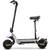 MotoTec Fury 48v 1000w Electric Scooter Silver 3 thumbnail