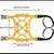 12pcs 4WD emergency Adjustable Anti Skid Tire snow Chains for Cars/SUV 4 thumbnail