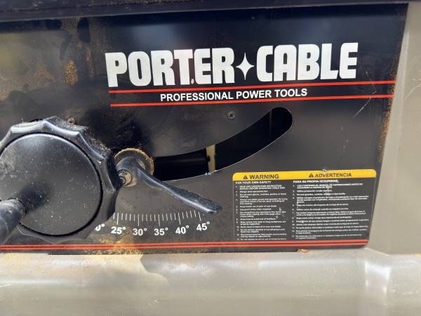 Porter Cable 10" Table Saw 1