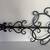 Beautiful Black with Gold Highlights Metal Scroll Wall Decor - 62x13 3 thumbnail