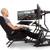 Flight Simulator/Sim Racing Cockpit Computer Desk+Triple Monitor Stand 3 thumbnail