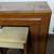 1945 Singer 201-2 Sewing Machine in Art Deco Mahogany Cabinet 4 thumbnail